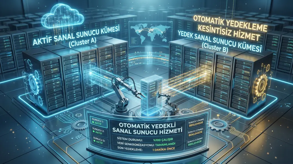 Otomatik Yedekli Sanal Sunucu Hizmeti