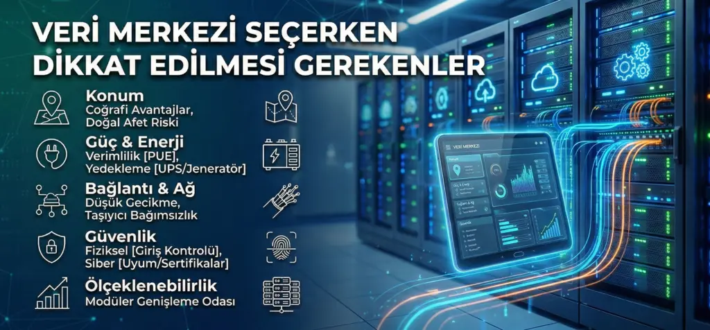 Veri Merkezi Seçerken Dikkat Edilmesi Gerekenler